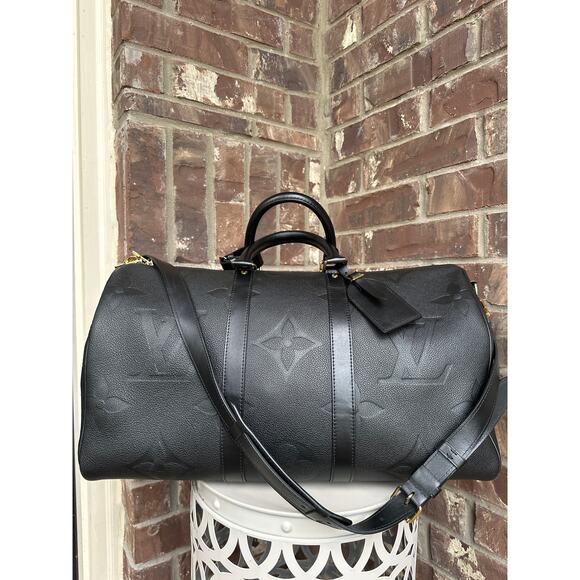 Louis Vuitton Monogram Giant Empreinte Keepall 45 Bandoulière 41123 - Picture 1 of 12